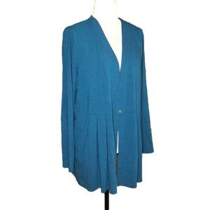 J. Jill teal-blue cardigan